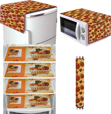 LooMantha Refrigerator Handle  Cover(Width: 30 cm, Yellow)