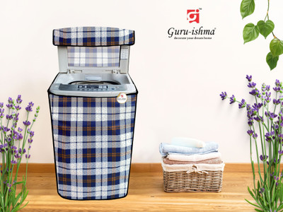 GURU-ISHMA Top Loading Washing Machine  Cover(Width: 58.42 cm, blue)