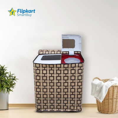 Flipkart SmartBuy Semi-Automatic Washing Machine  Cover(Width: 80 cm, Beige)