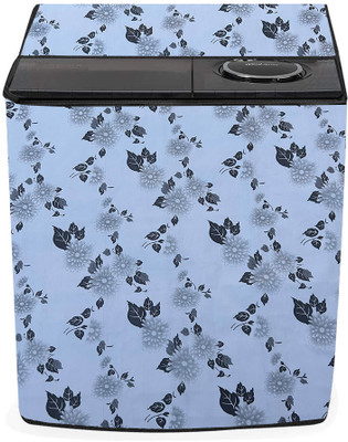 Homeify Semi-Automatic Washing Machine  Cover(Width: 82 cm, Cloudy, Blue)