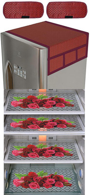 DPA Collection Refrigerator  Cover(Width: 54 cm, Maroon)
