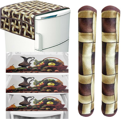 Romiz Fridge Mat(Width: 53.54 cm, BROWN)
