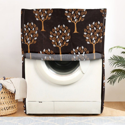 E-Retailer Front Loading Washing Machine  Cover(Width: 58 cm, Brown)