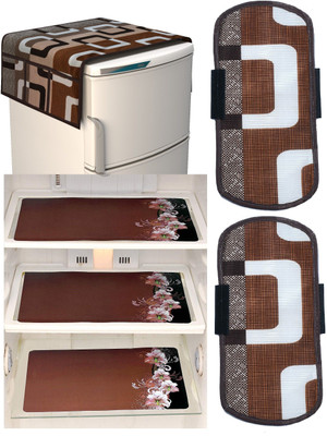RichBox Refrigerator  Cover(Width: 56 cm, brown)