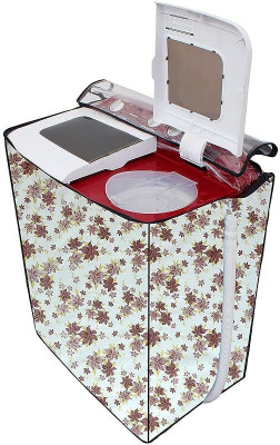 Crosia Craft Semi-Automatic Washing Machine  Cover(Width: 82 cm, Brown)