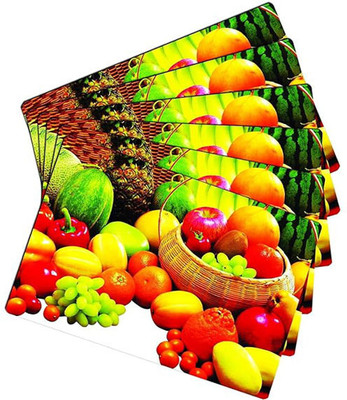 KUBER INDUSTRIES Fridge Mat(Width: 46 cm, Red)