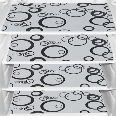 Flipkart SmartBuy Fridge Mat(Width: 43 cm, BLACK, WHITE)