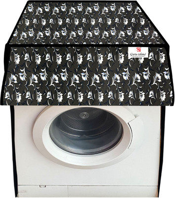 GURU-ISHMA Front Loading Washing Machine  Cover(Width: 60.96 cm, Grey, White)