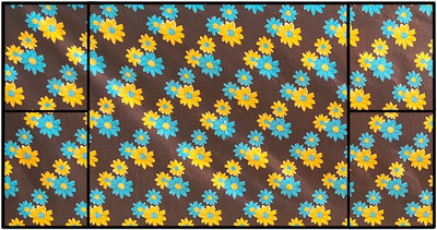 KVAR Microwave Oven  Cover(Width: 54 cm, Blue, White)