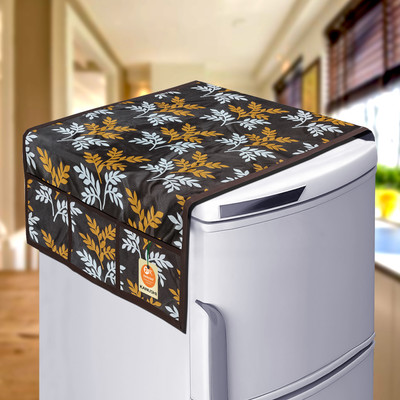 KANUSHI Refrigerator  Cover(Width: 99 cm, Brown)