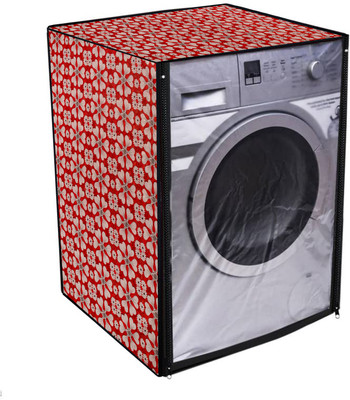Housz Nation Front Loading Washing Machine  Cover(Width: 64 cm, Transparent)