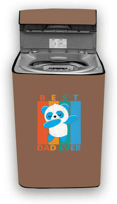 Hizing Top Loading Washing Machine  Cover(Width: 61 cm, Beige, White)