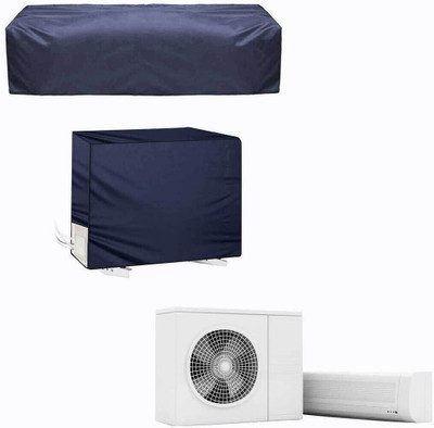 Amarud Air Conditioner  Cover(Width: 111 cm, Navy Blue)