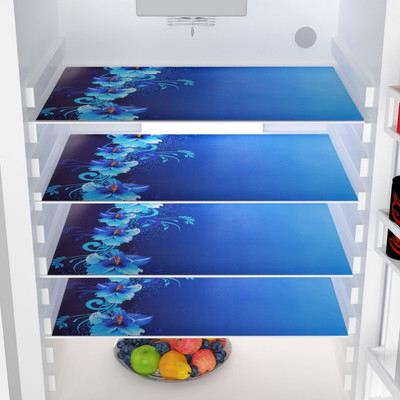 RichBox Fridge Mat(Width: 45 cm, MULTICOLOR)