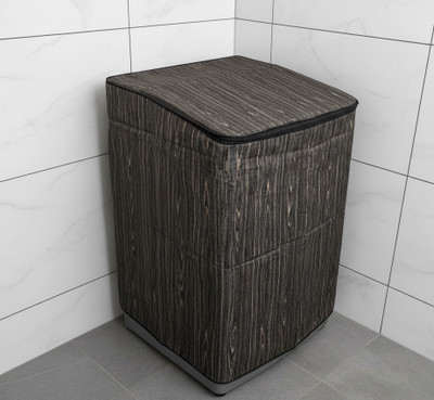 YUALIN CREATION Top Loading Washing Machine  Cover(Width: 61 cm, Black, Brown)