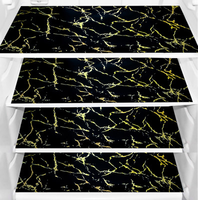 RELOOK INDUSTRIES Fridge Mat(Width: 45 cm, BLACK)