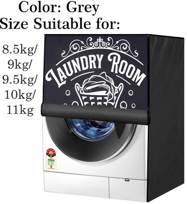 Declooms Front Loading Washing Machine  Cover(Width: 63.5 cm, Black)