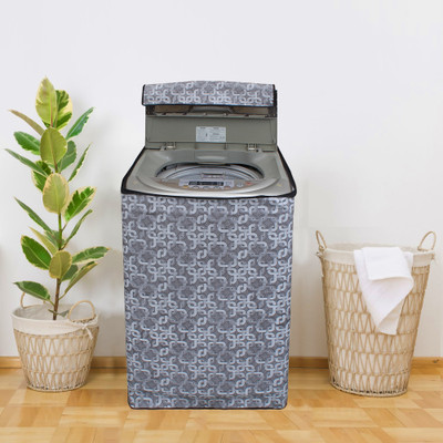 Glassiano Top Loading Washing Machine  Cover(Width: 58 cm, Silver)