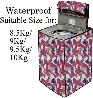 Declooms Top Loading Washing Machine  Cover(Width: 61 cm, Red)