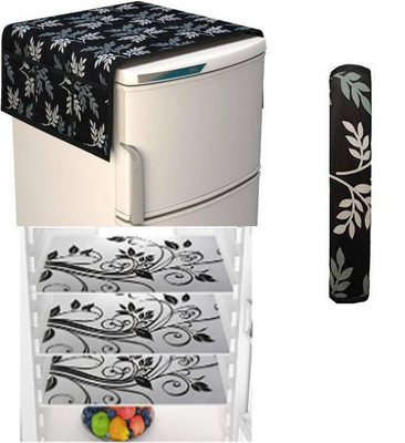 RichBox Refrigerator  Cover(Width: 45 cm, Black)