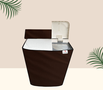 GURU-ISHMA Semi-Automatic Washing Machine  Cover(Width: 82.55 cm, Brown)