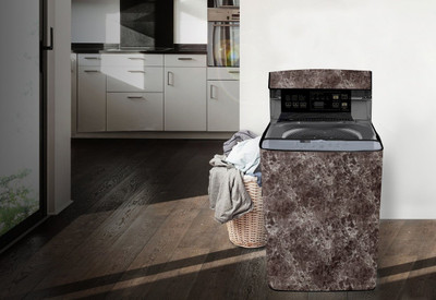 The Furnishing Tree Top Loading Washing Machine  Cover(Width: 66.04 cm, Brown)