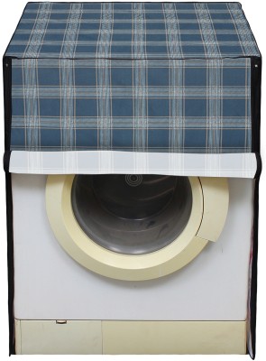 Glassiano Front Loading Washing Machine  Cover(Width: 60.96 cm, Grey, Beige)