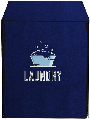 Archistylo Front Loading Washing Machine  Cover(Width: 54 cm, Blue)