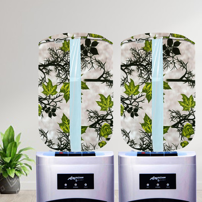 E-Retailer Water Dispenser  Cover(Width: 28 cm, 20L) With Elastic Closure And Water Level Indication, Pack of 2Pc (Green Floral)