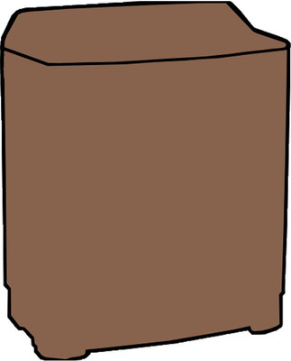 KVAR Semi-Automatic Washing Machine  Cover(Width: 94 cm, Beige)