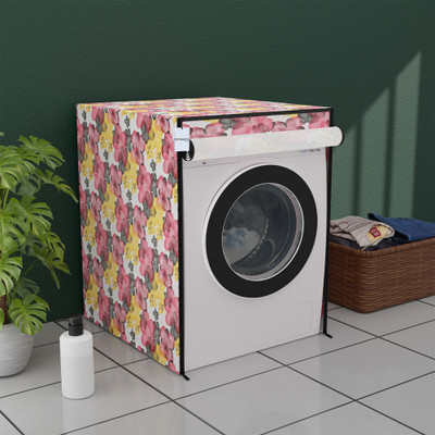 HOMESTIC Front Loading Washing Machine  Cover(Width: 60 cm, Red)