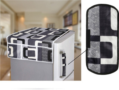 E-Retailer Refrigerator  Cover(Width: 53 cm, Black)