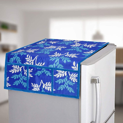 E-Retailer Refrigerator  Cover(Width: 53 cm, Blue)