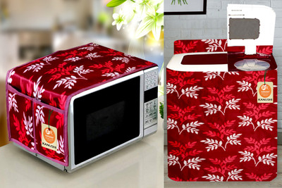 Kanushi Industries Semi-Automatic Washing Machine  Cover(Width: 79 cm, Maroon)