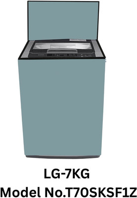 Elam Decor Top Loading Washing Machine  Cover(Width: 58 cm, Grey)