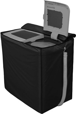 CareFab Semi-Automatic Washing Machine  Cover(Width: 89 cm, Black)