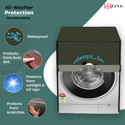 Hizing Front Loading Washing Machine  Cover(Width: 61 cm, Green)