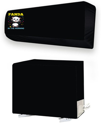 ME AND ME Air Conditioner  Cover(Width: 126.6 cm, Black)