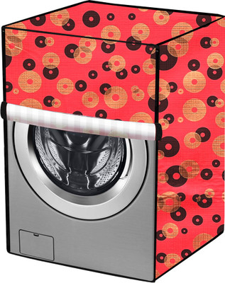 Amodori Front Loading Washing Machine  Cover(Width: 64 cm, Red)