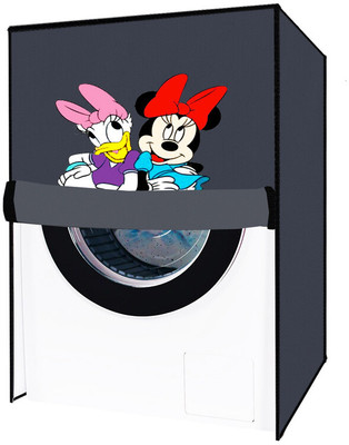 Delideal Front Loading Washing Machine  Cover(Width: 69 cm, Grey)