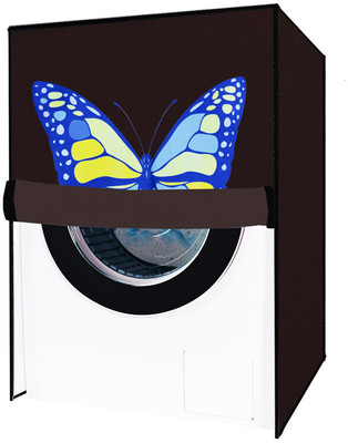 Delideal Front Loading Washing Machine  Cover(Width: 68 cm, Brown)