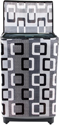 Crosmo Top Loading Washing Machine  Cover(Width: 58 cm, Black, White)