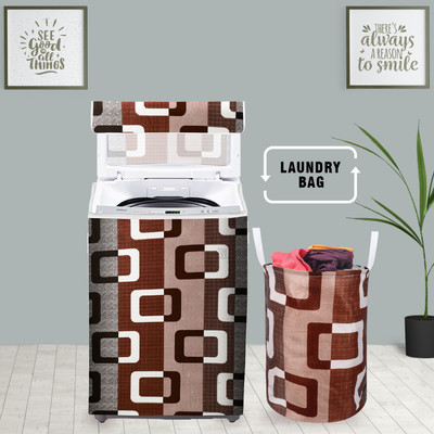 E-Retailer Top Loading Washing Machine  Cover(Width: 58 cm, Brown)