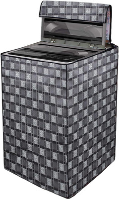 Glory Care Top Loading Washing Machine  Cover(Width: 58.42 cm, Grey & White)