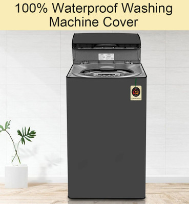 Comfort House Top Loading Washing Machine  Cover(Width: 58.42 cm, Grey)