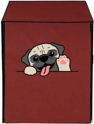 Archistylo Front Loading Washing Machine  Cover(Width: 64 cm, Maroon)