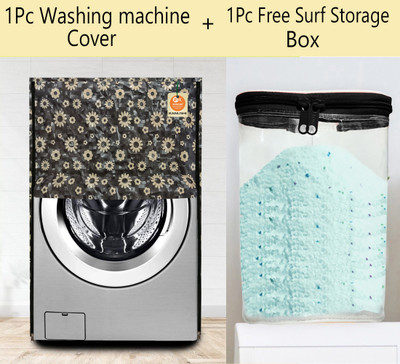 Kanushi Industries Front Loading Washing Machine  Cover(Width: 58 cm, Brown)