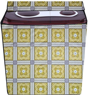 Decorly Furnishings Semi-Automatic Washing Machine  Cover(Width: 82 cm, Multicolor)