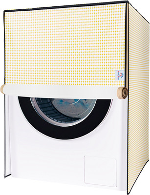Heart Home Front Loading Washing Machine  Cover(Width: 59 cm, Golden)