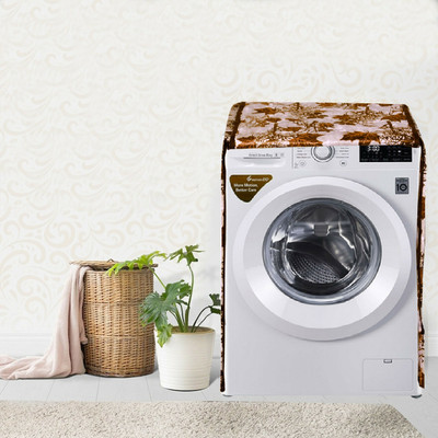 Romiz Front Loading Washing Machine  Cover(Width: 58 cm, Brown)